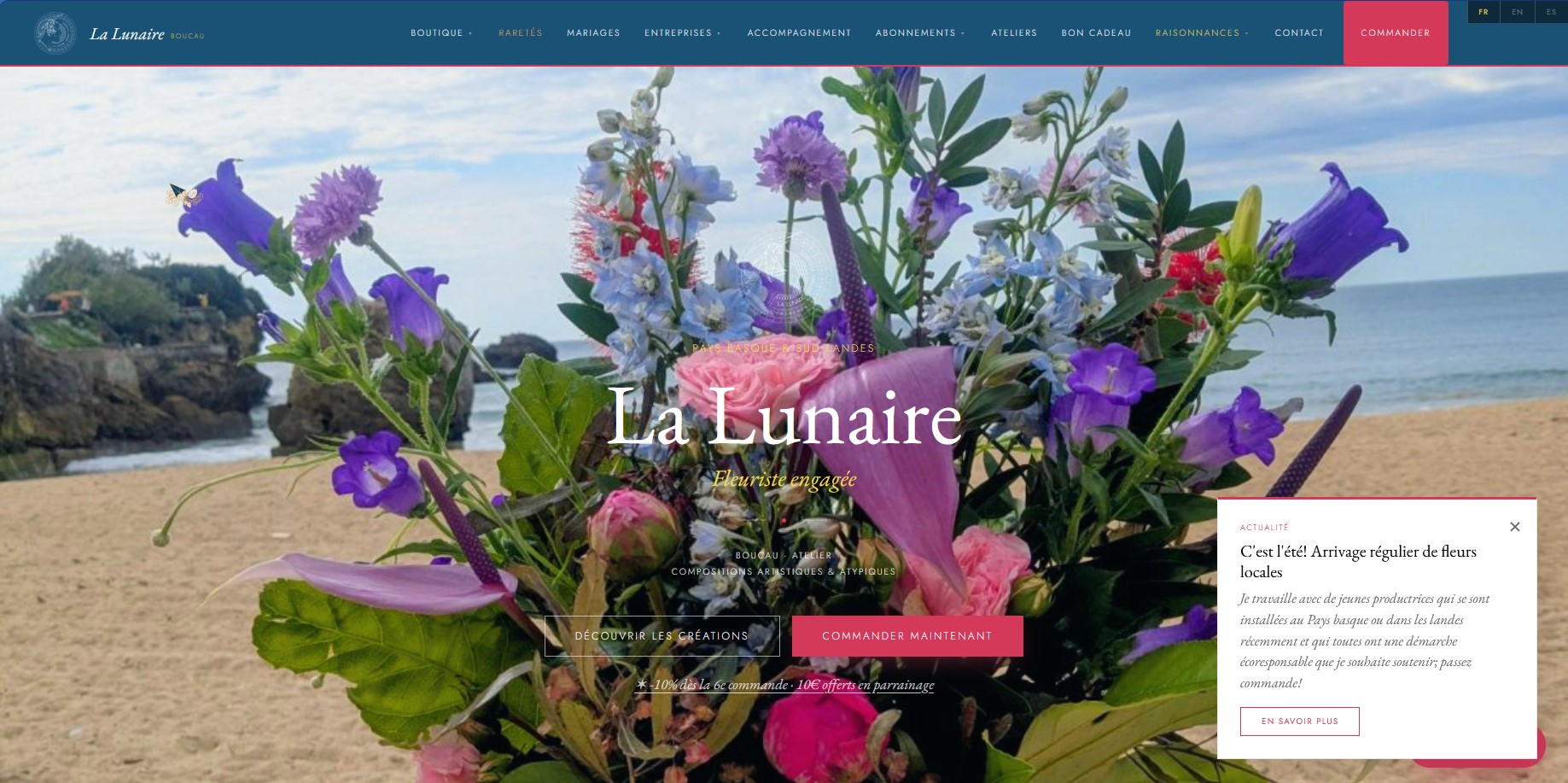 Nouveau site La Lunaire